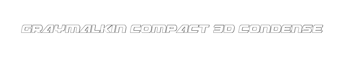 Graymalkin Compact 3D Condensed 