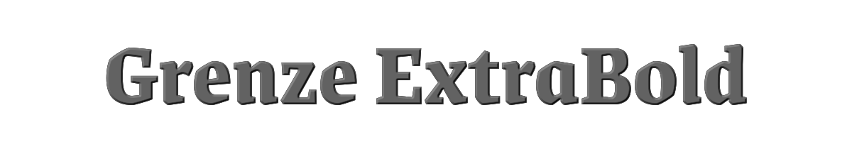 Grenze ExtraBold 