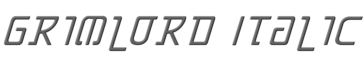 Grimlord Italic 