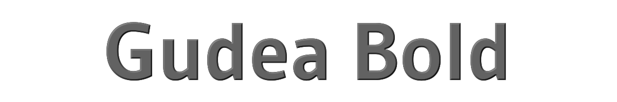 Gudea Bold 
