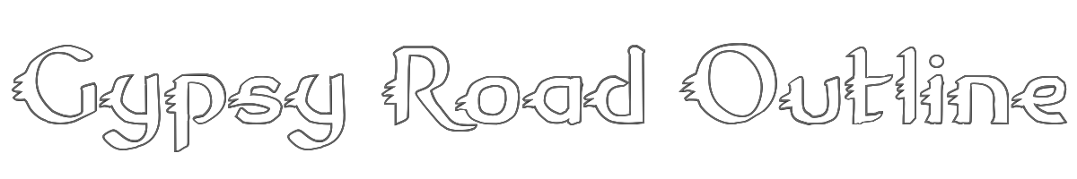Gypsy Road Outline 