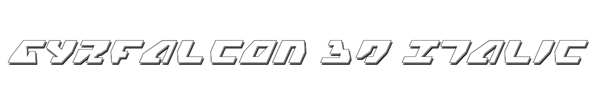 Gyrfalcon 3D Italic 
