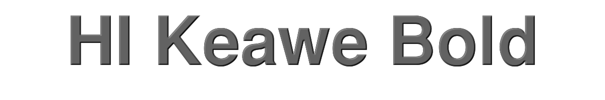 HI Keawe Bold 
