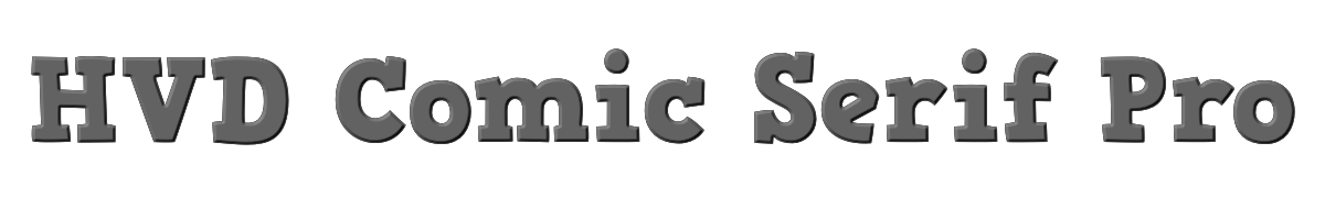 HVD Comic Serif Pro 