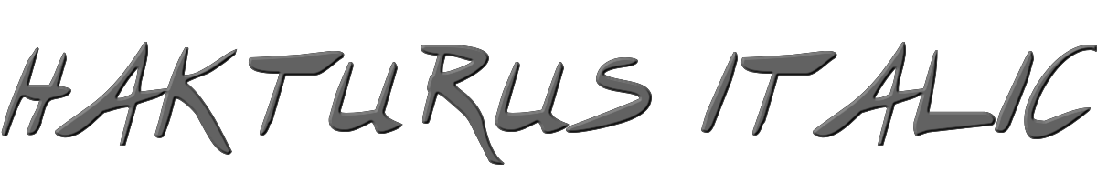 Hakturus Italic 