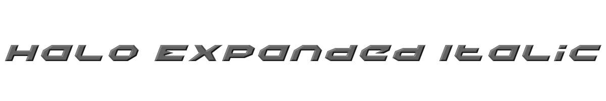 Halo Expanded Italic 