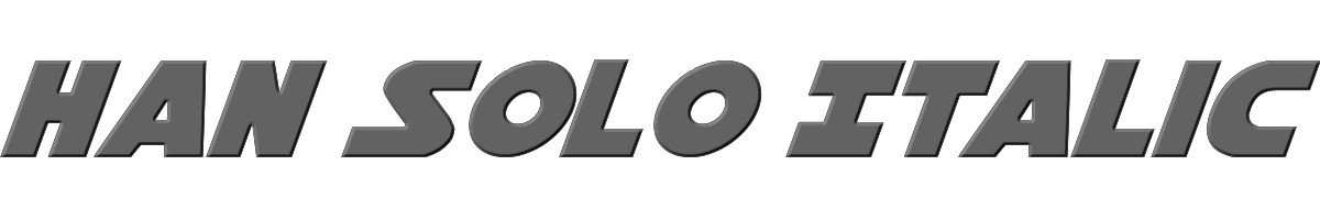 Han Solo Italic 