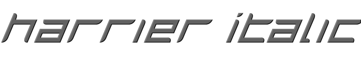 Harrier Italic 