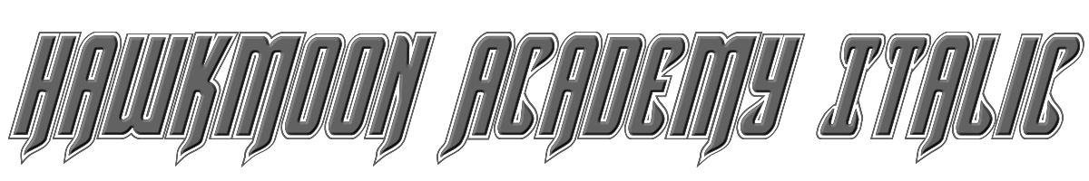 Hawkmoon Academy Italic 