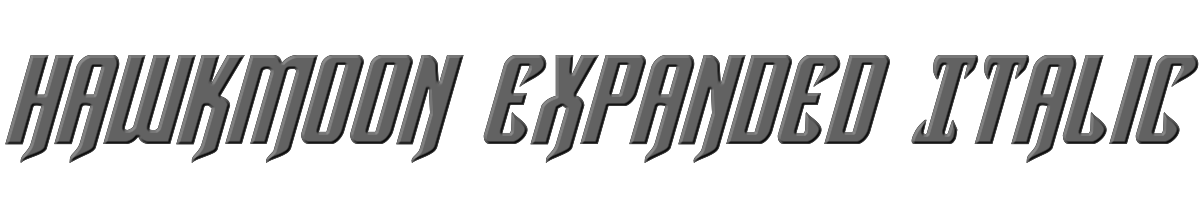Hawkmoon Expanded Italic 