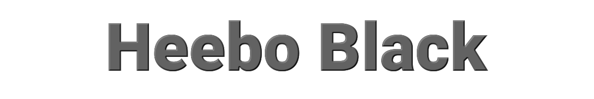 Heebo Black 