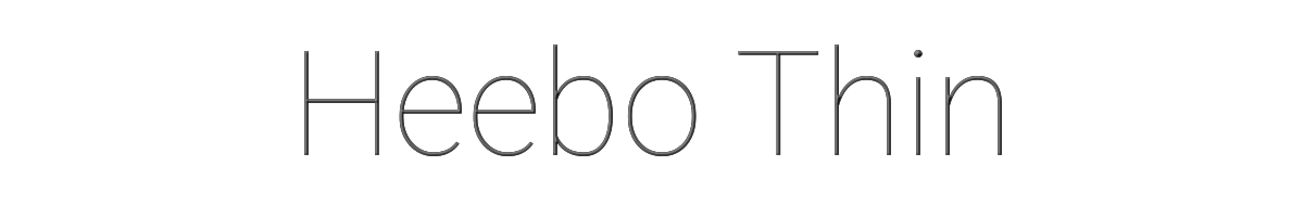 Heebo Thin 