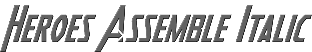 Heroes Assemble Italic 