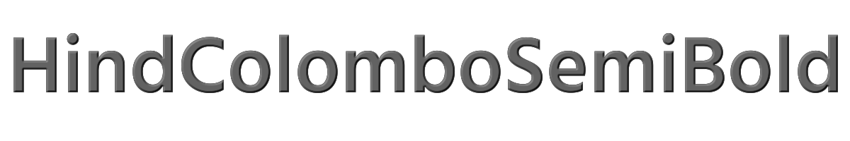 Hind Colombo SemiBold 