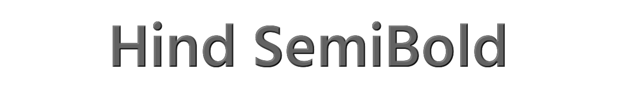 Hind SemiBold 