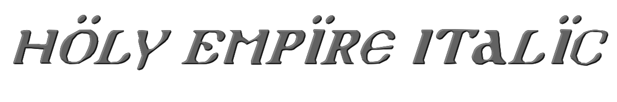 Holy Empire Italic 