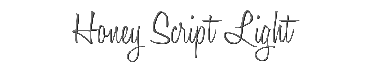 Honey Script Light 