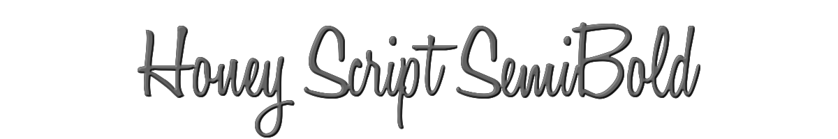 Honey Script SemiBold 