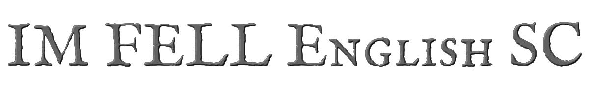IM FELL English SC 