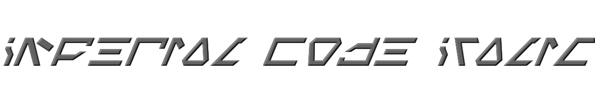 Imperial Code Italic 