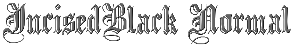 IncisedBlack Normal 