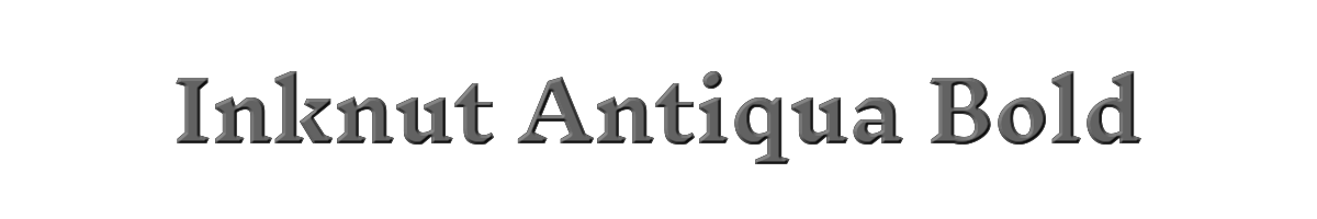 Inknut Antiqua Bold 