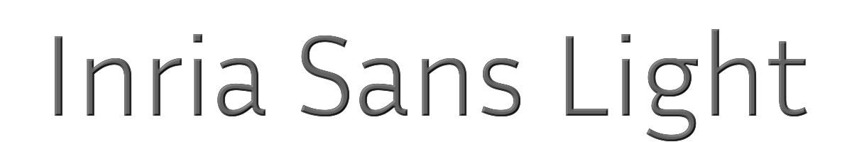 Inria Sans Light 