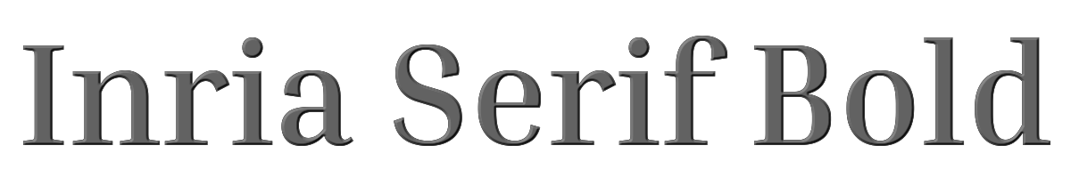 Inria Serif Bold 
