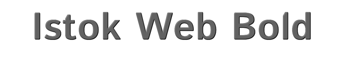 Istok Web Bold 