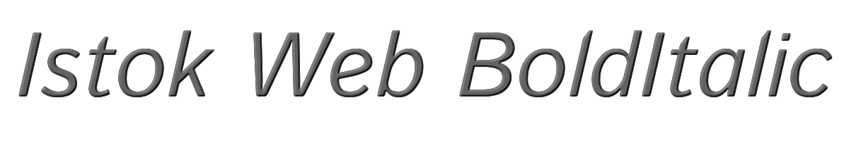 Istok Web BoldItalic 