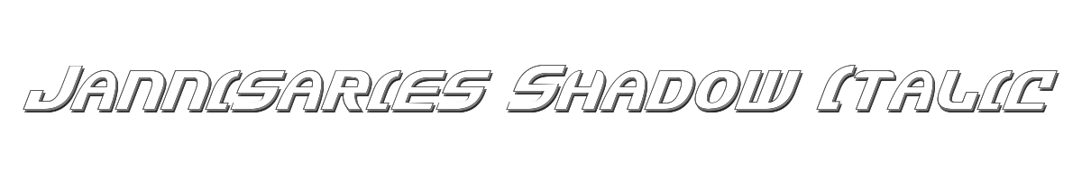 Jannisaries Shadow Italic 