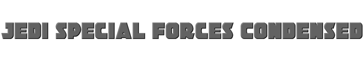Jedi Special Forces Condensed 