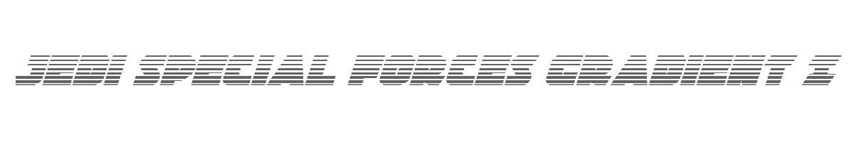 Jedi Special Forces Gradient Italic 