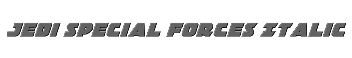 Jedi Special Forces Italic 