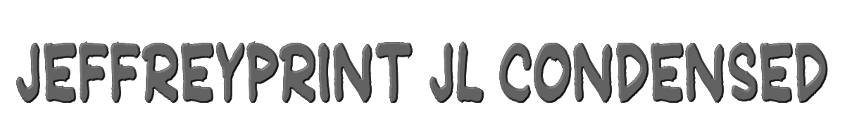 JeffreyPrint JL Condensed 