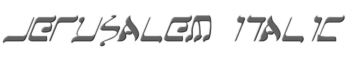 Jerusalem Italic 