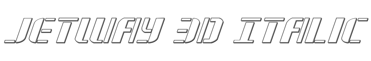 Jetway 3D Italic 