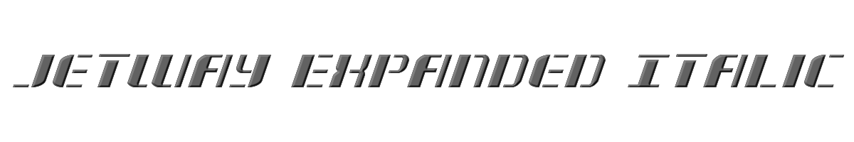 Jetway Expanded Italic 