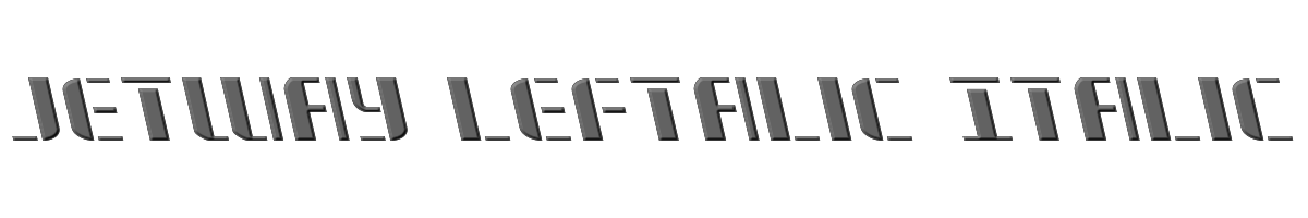 Jetway Leftalic Italic 