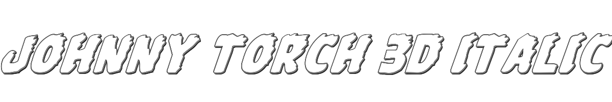 Johnny Torch 3D Italic 