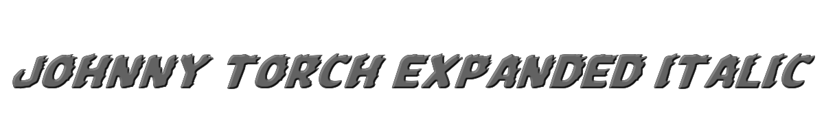 Johnny Torch Expanded Italic 