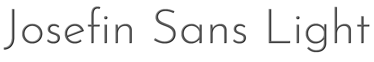Josefin Sans Light 