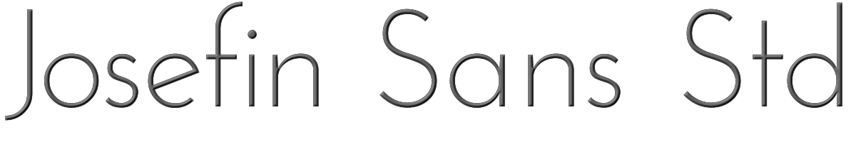 Josefin Sans Std 