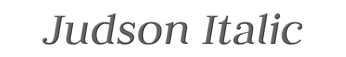 Judson Italic 