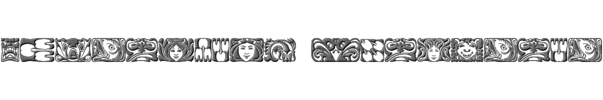 Jugendstil Ornamente 