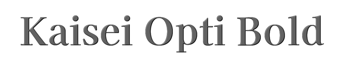 Kaisei Opti Bold 