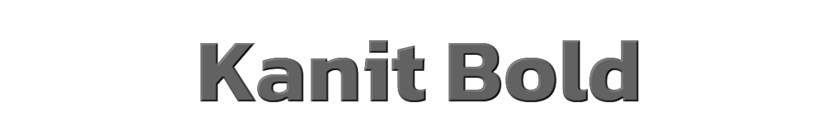 Kanit Bold 
