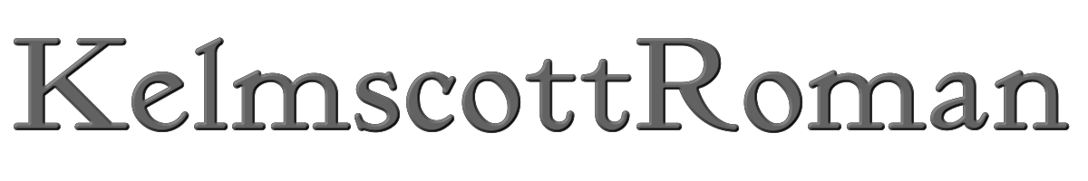 KelmscottRoman 