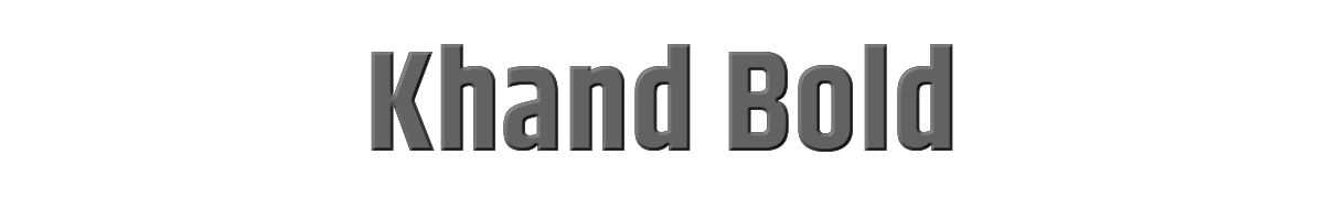 Khand Bold 