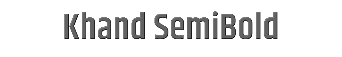 Khand SemiBold 
